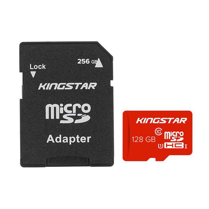 کارت حافظه‌ کینگ استار 128 گیگابایت kingstar MicroSDHC Class 10 UHS-U1 580X 128GB